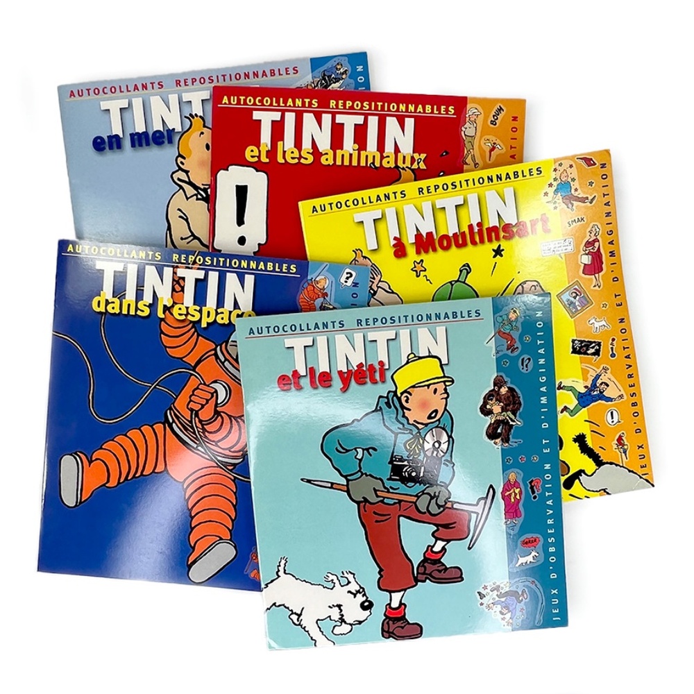 Adventures of Tintin Peel-n-Stick Books - 7